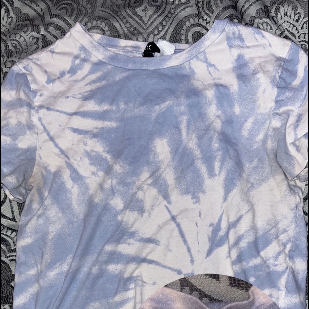 tye dyed cropped tshirt